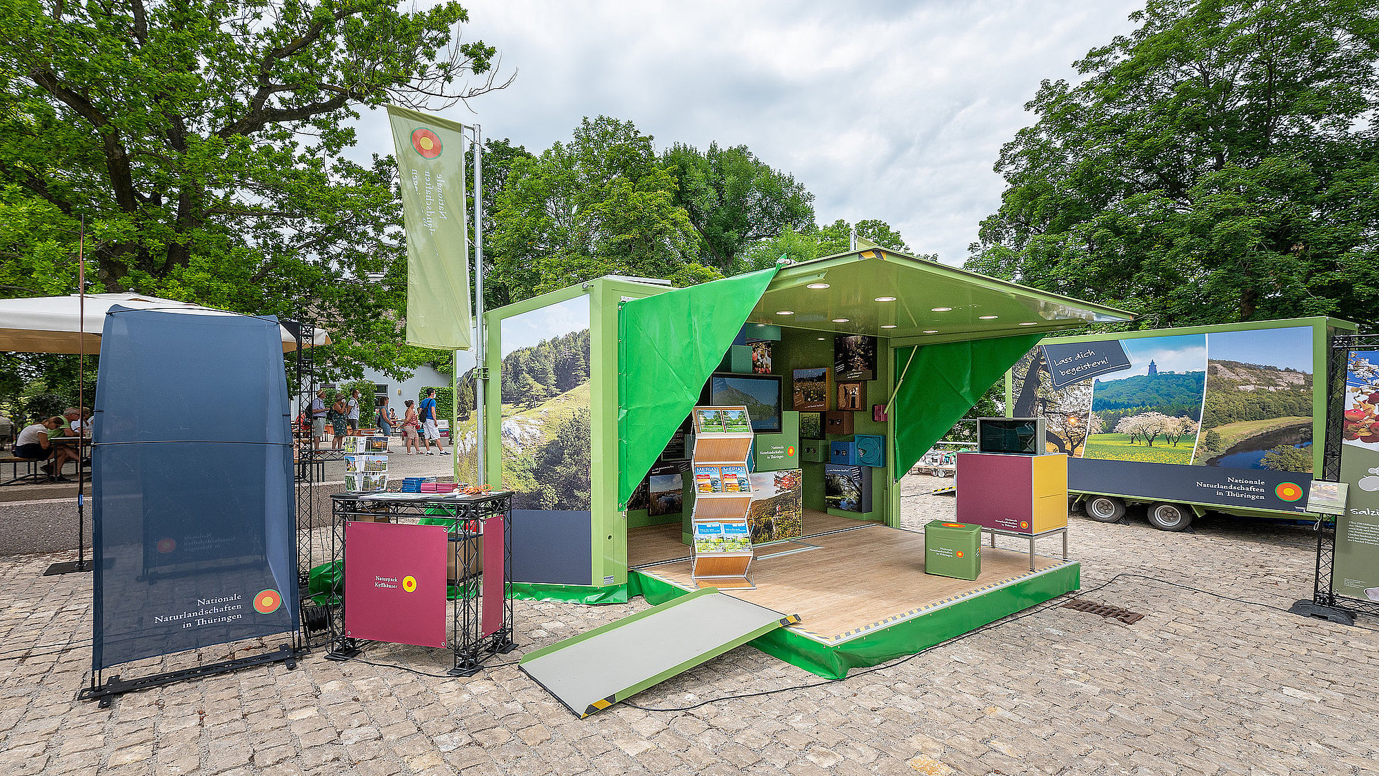 Ausstellungshänger der Nationalen Naturlandschaften in Thüringen