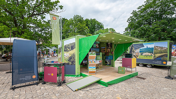 Ausstellungshänger der Nationalen Naturlandschaften in Thüringen